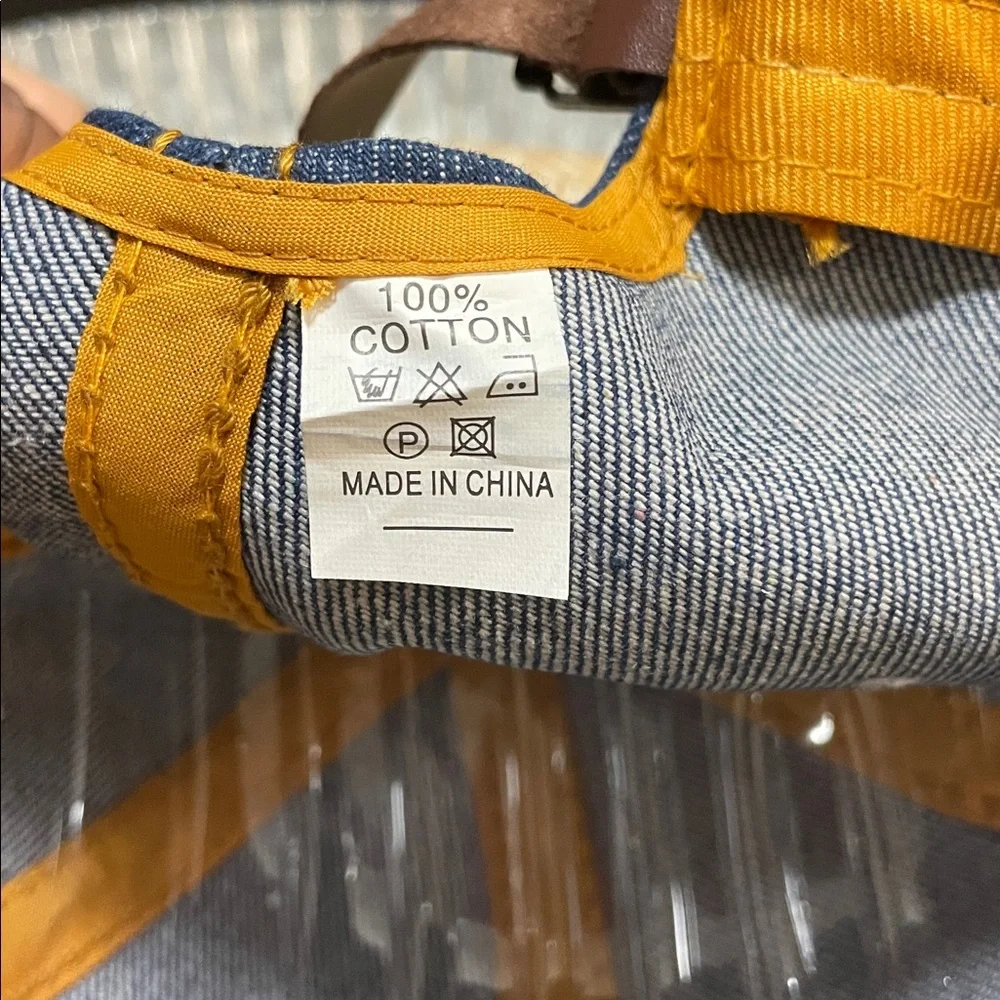 Distressed Denim Cap with Rhinestone 'BOSS' Design - Picture 8 of 10